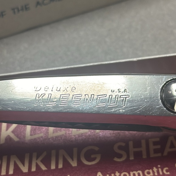 Kleencut Pinking Shears with Automatic Stop purchased June 15, 1956 - Picture 5 of 5